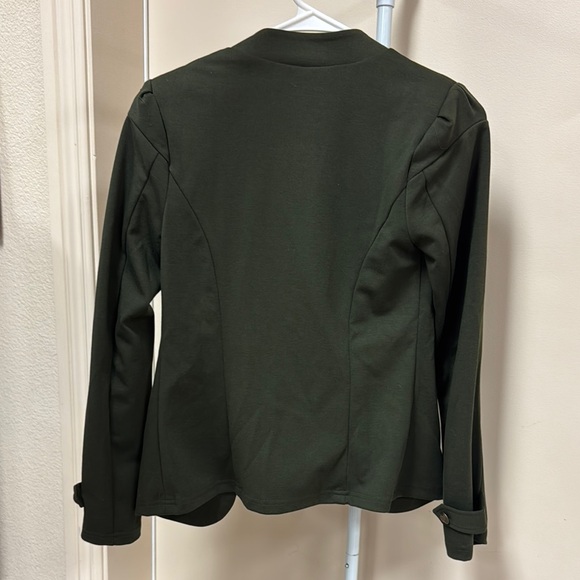 Modcloth olive Buttoned Blazer - Picture 3 of 8